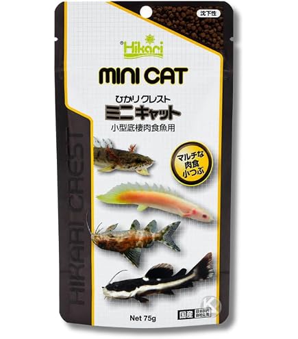 Amazon.co.jp: 「セット」 ミニキャット 75g ナマズ、ポリプテルス